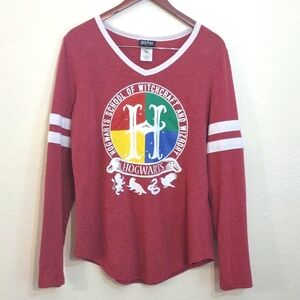 USED HARRY POTTER SWEATSHIRT WITH STAIN ON BACK OF LEFT ARM AS SEEN IN PHOTOS